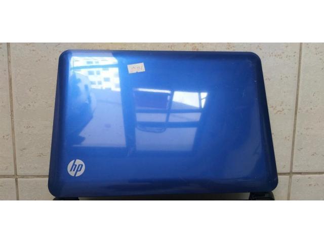 Carcaça completa netbook hp mini 110 tampa azul